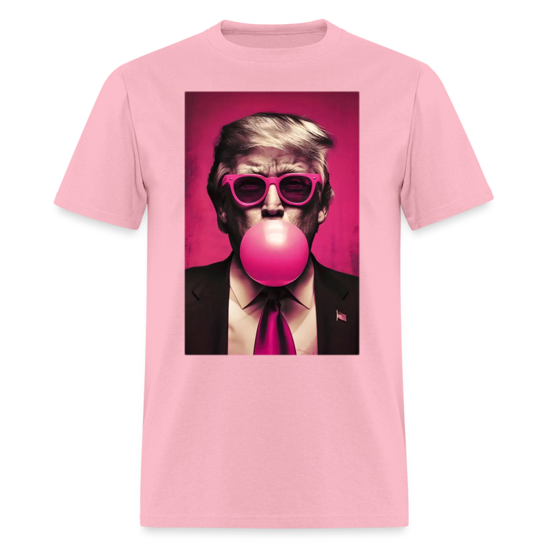 Bubble Gum Trump T Shirt - pink