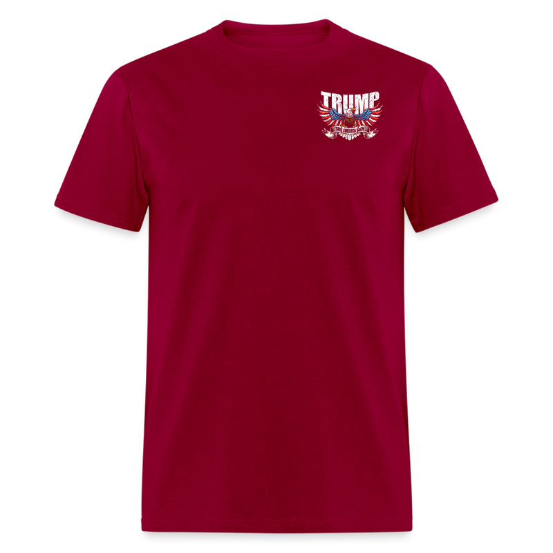 Trump We Won Again T Shirt - dark red