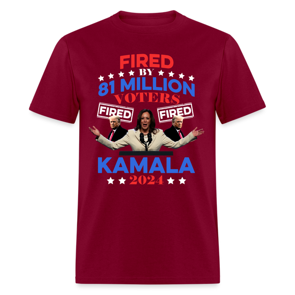 Fired By 81 Million Voters T Shirt - burgundy