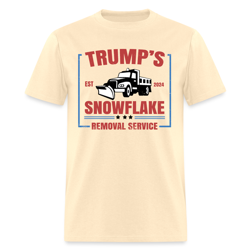 Trump's Snowflake Removal Service EST 2024 T Shirt - natural