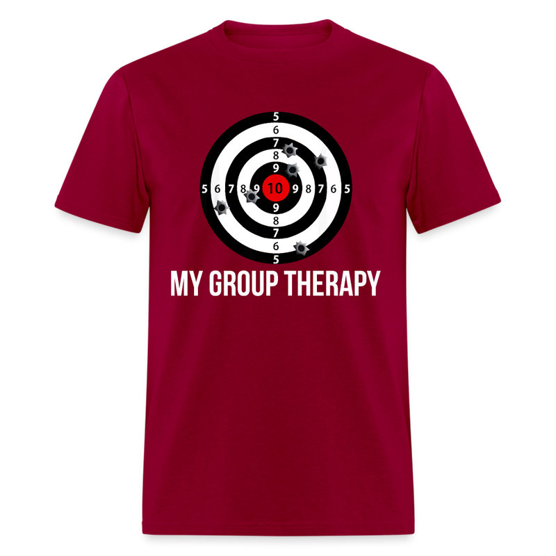 My Group Therapy T Shirt - dark red