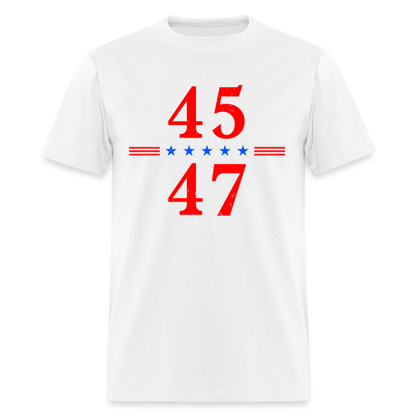 45 47 Trump T Shirt - white