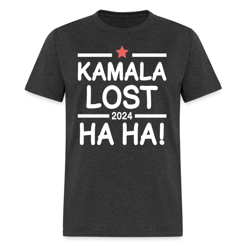 Kamala Lost 2024 T Shirt - heather black