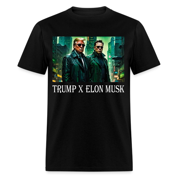 Trump X Elon Musk T Shirt - black