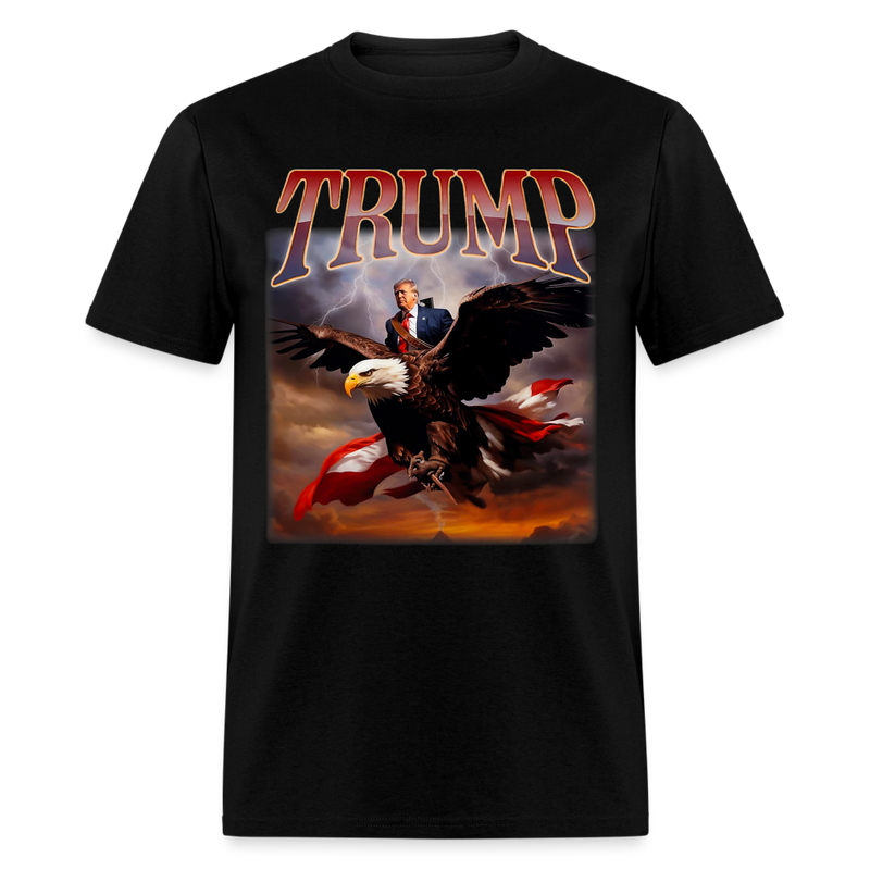 Donald Trump Eagle USA President T Shirt - black