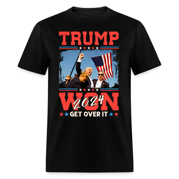 Trump Won Get Over It 2024 T Shirt - black