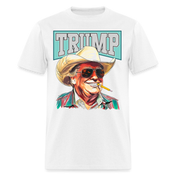 Trump Cowboy T Shirt - white