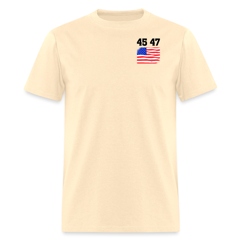 Trump 45 47 Better Coverage Than 5G T Shirt - natural