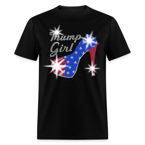 Trump Girl T Shirt - black