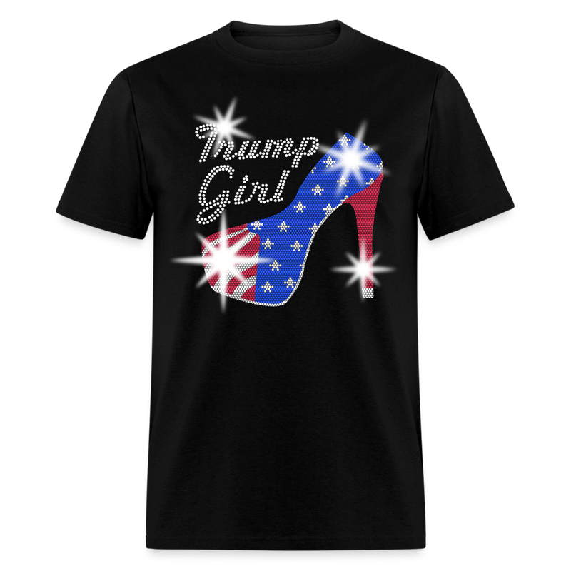 Trump Girl T Shirt - black