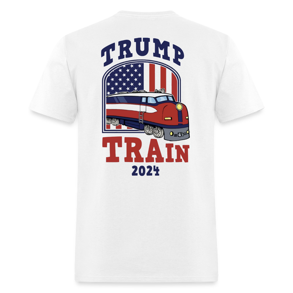 Trump Train T Shirt - white