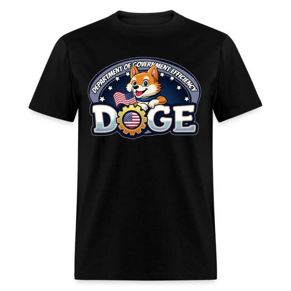 D.O.G.E Department of Government Efficiency T Shirt - black