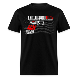 Second Amendment Pistol T Shirt - black