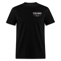 You Missed Twice Trump 2024 Double Sided T Shirt - black