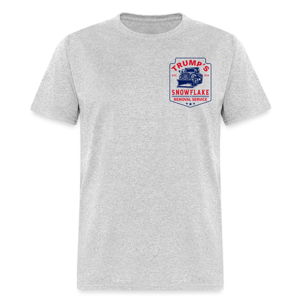 Trump's Snowflake Removal T Shirt - heather gray