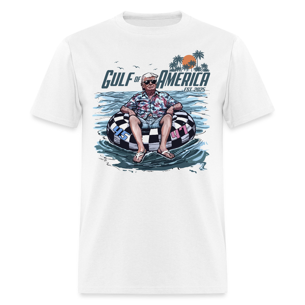 Gulf Of America Est. 2025 T Shirt - 5 - white