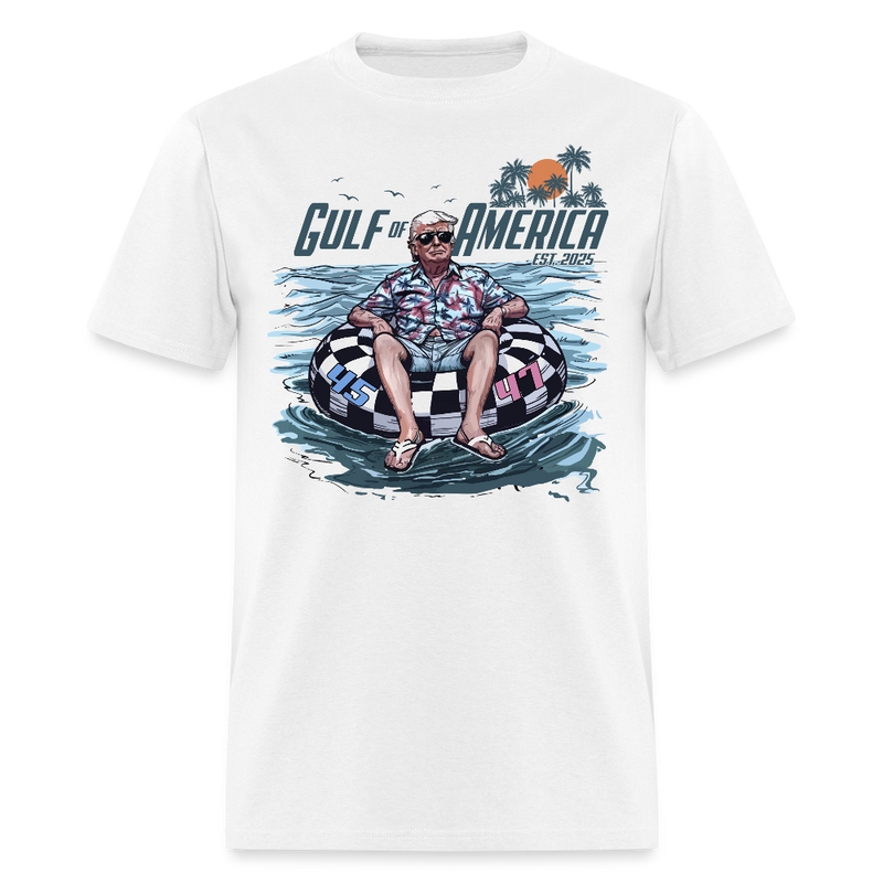 Gulf Of America Est. 2025 T Shirt - 5 - white