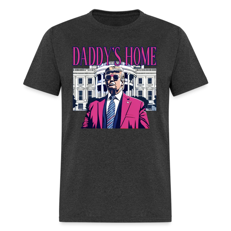 Daddy's Home 47th President T Shirt - heather black