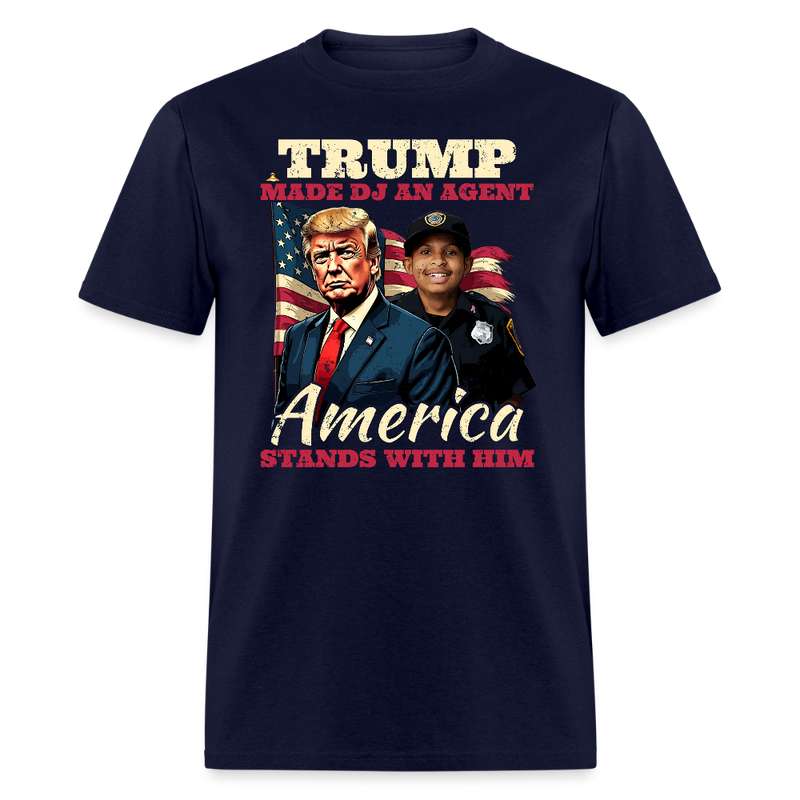 Trump DJ Daniel T Shirt - navy