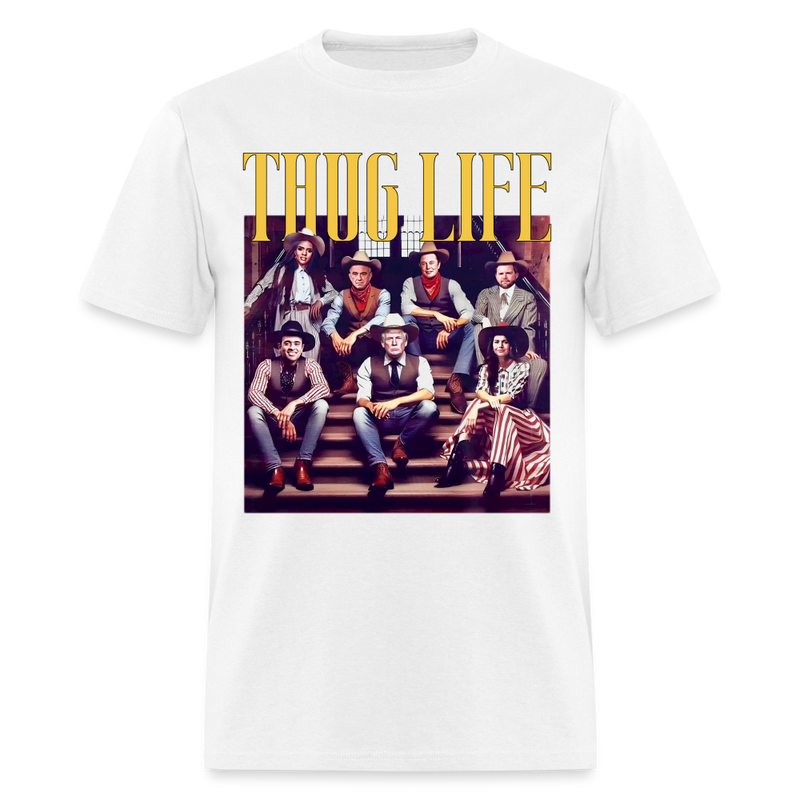 Thug Life Trump T Shirt - white