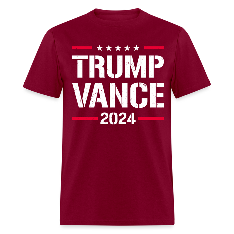 1776 We The People Trump Vance T Shirt - burgundy