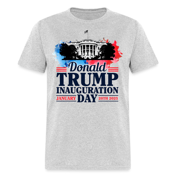 White House President Donald Trump Inauguration 2025 T Shirt - heather gray