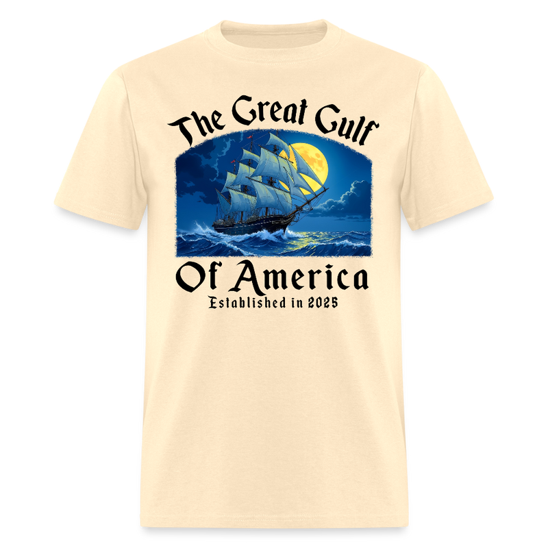 The Great Gulf Of America T Shirt - natural