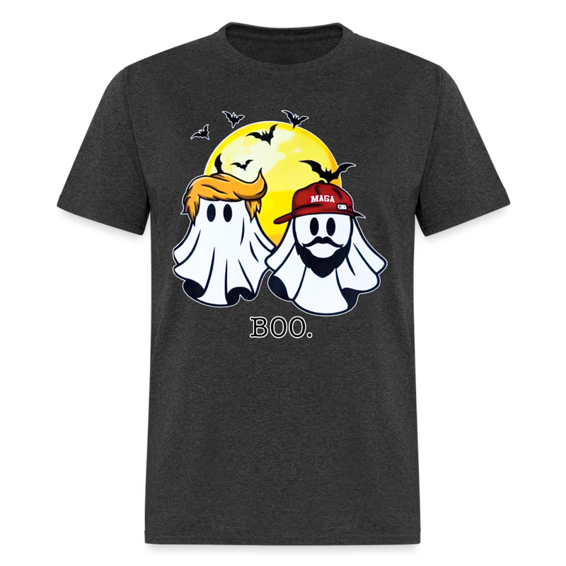 Trump Vance Halloween Ghost BOO T Shirt - heather black