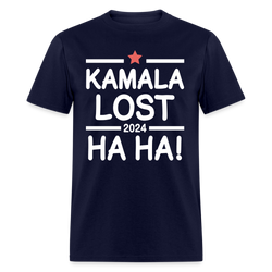 Kamala Lost 2024 T Shirt - navy