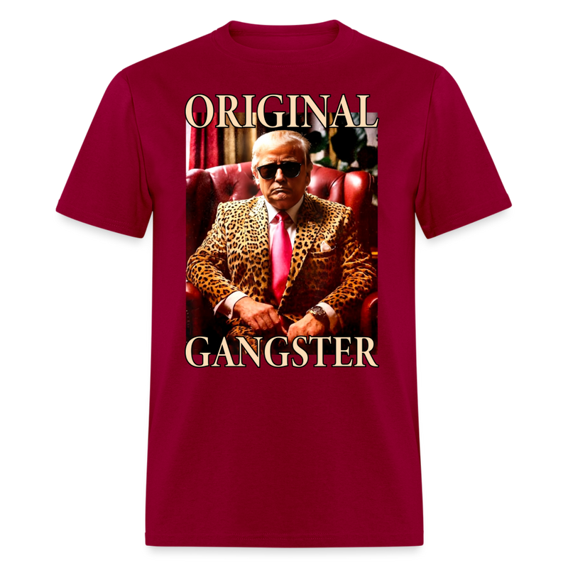 Trump Original Gangster T Shirt - dark red