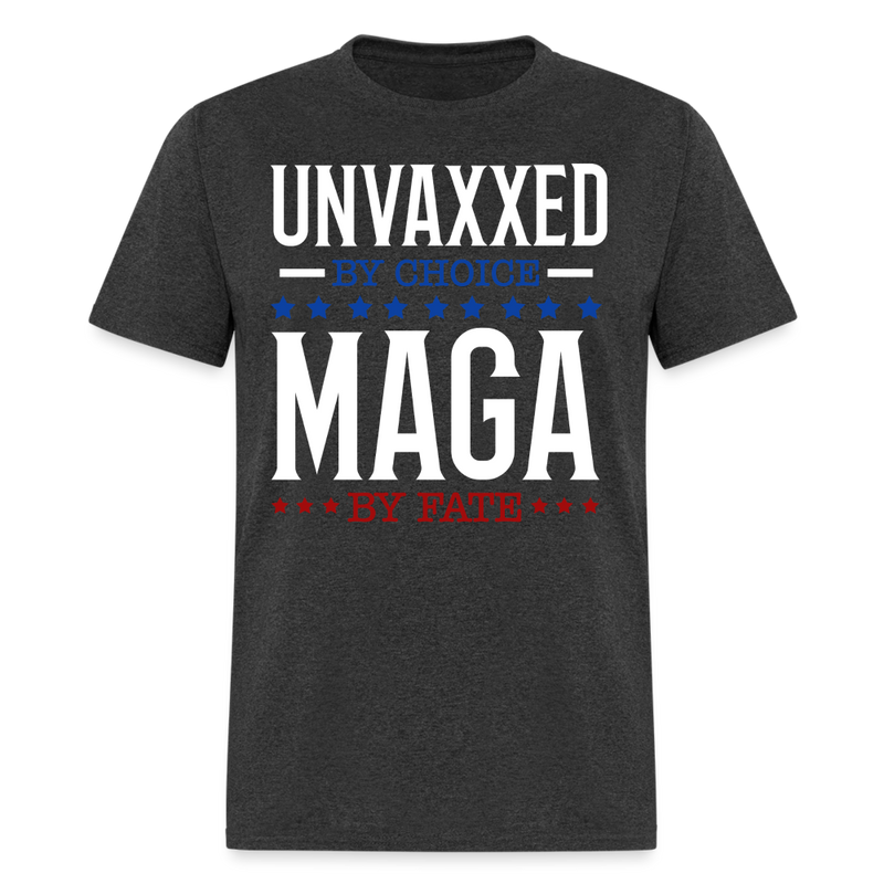 Unvaxxed By Choice T Shirt - heather black