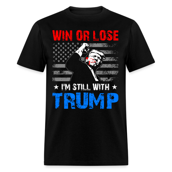 I'm Still With Trump T Shirt - black