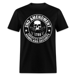 2nd Amendment 1789 T Shirt - black