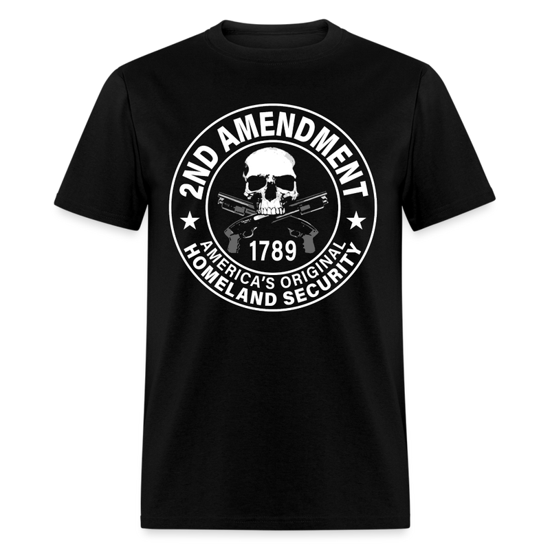 2nd Amendment 1789 T Shirt - black