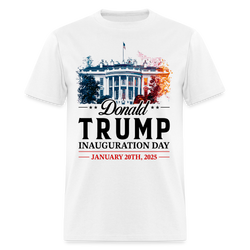 Inauguration Day 2025 Shirt Donald Trump T Shirt - white