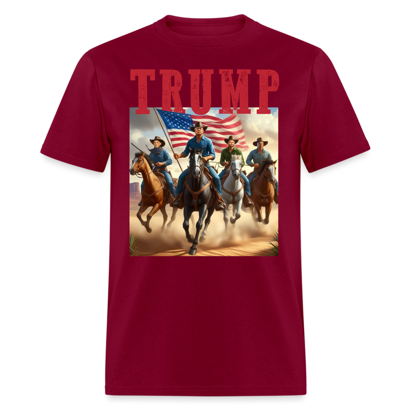 Trump T Shirt - burgundy