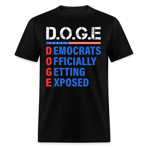 D.O.G.E Department Of Government Efficiency T Shirt - 2 - black