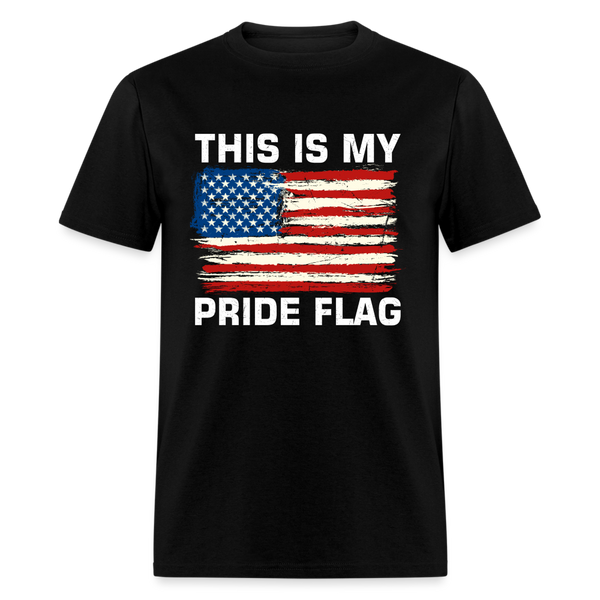 This Is My Pride Flag T-Shirt - black