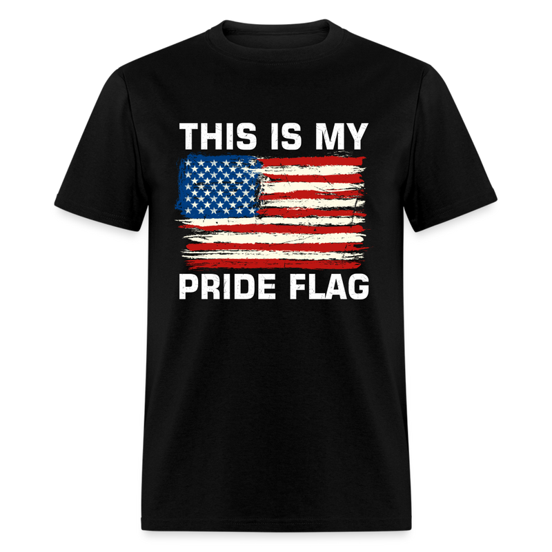 This Is My Pride Flag T-Shirt - black