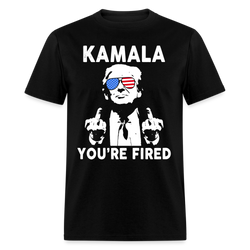 Kamala You're Fired T Shirt - 2 - black