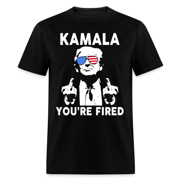 Kamala You're Fired T Shirt - 2 - black