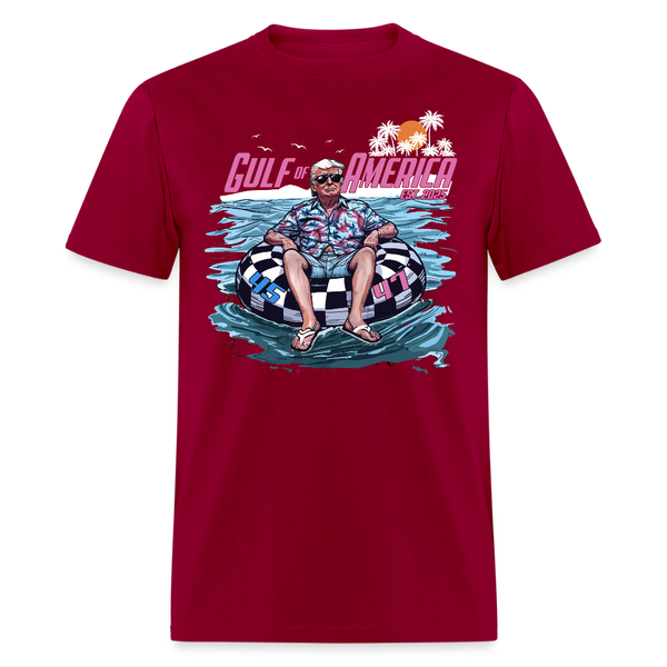 Gulf Of America Est. 2025 T Shirt - 3 - dark red