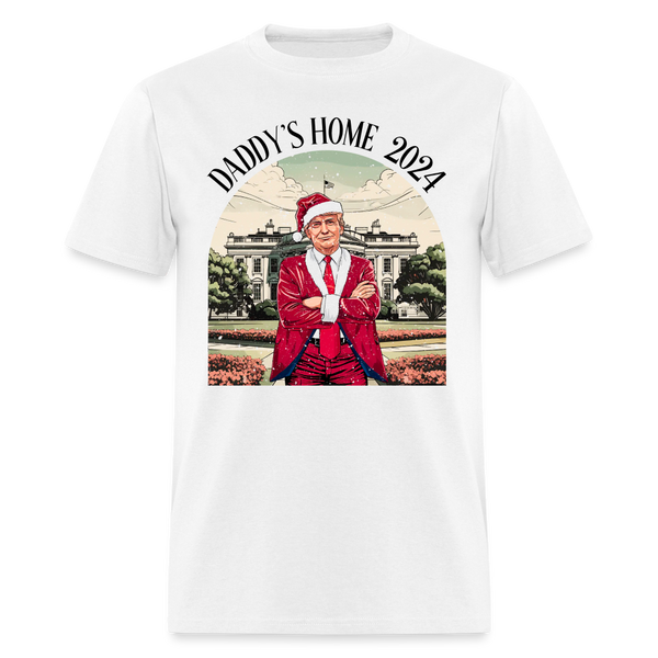 Daddy's Home 2024 Trump Christmas T Shirt - white