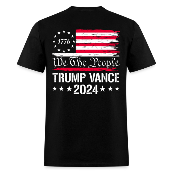 1776 We The People Trump Vance T-Shirt - black