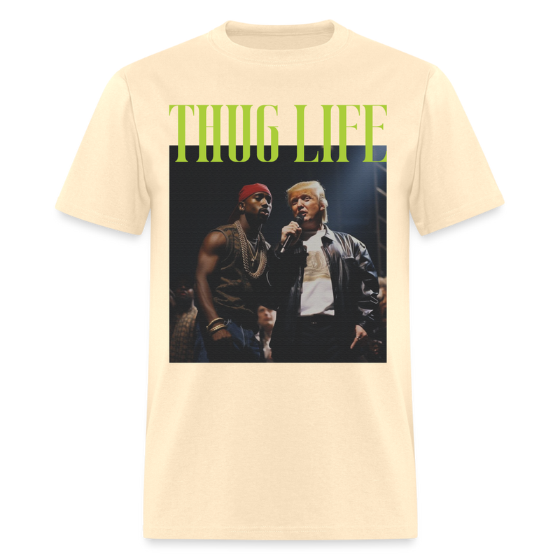 Thug Life T Shirt - natural