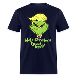 Trump Make Christmas Great Again T Shirt - navy