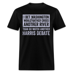 Washington Harris Debate T Shirt - black