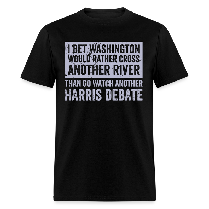 Washington Harris Debate T Shirt - black