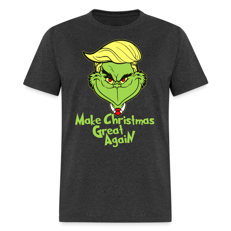 Trump Make Christmas Great Again T Shirt - heather black