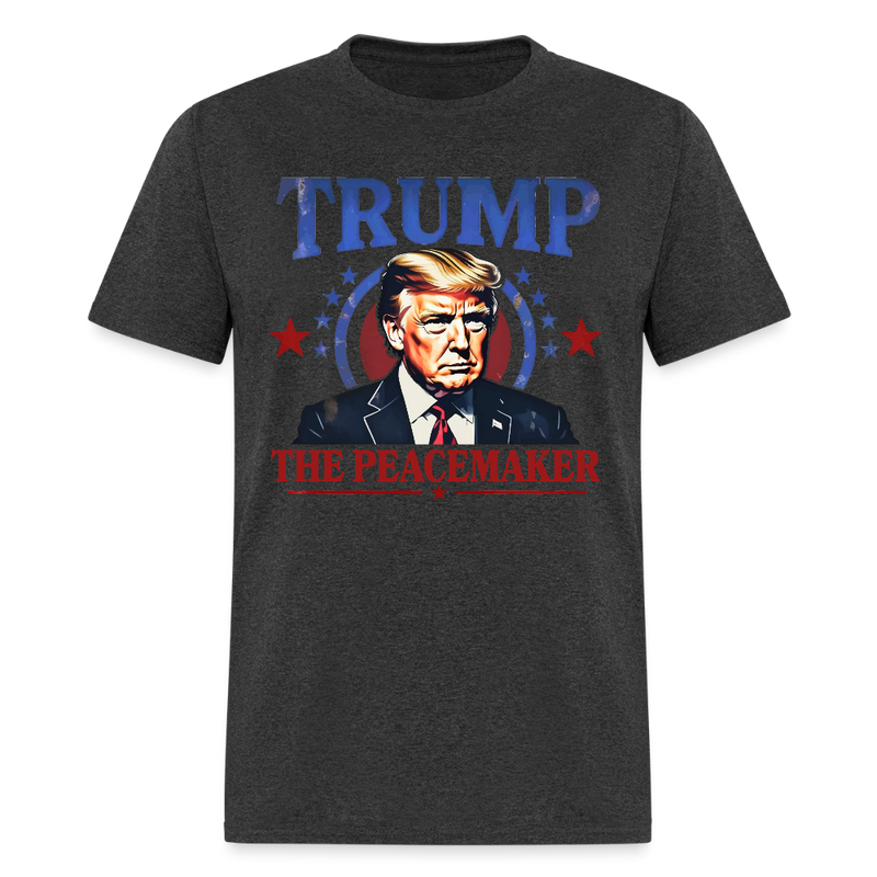 Trump the Peacemaker T Shirt - heather black